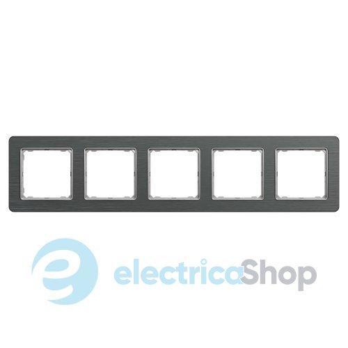 Рамка 5-постів Sedna Elements SDD372805U матовий титан