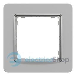 Рамка 1-пост Sedna Elements SDD393801 матова глина сірий