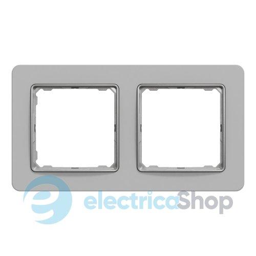 Рамка 2-пости Sedna Elements SDD393802 матова глина сірий