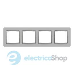 Рамка 4-пости Sedna Elements SDD393804 матова глина сірий
