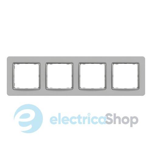 Рамка 4-пости Sedna Elements SDD393804 матова глина сірий
