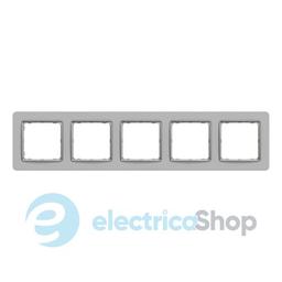 Рамка 5-постів Sedna Elements SDD393805 матова глина сірий