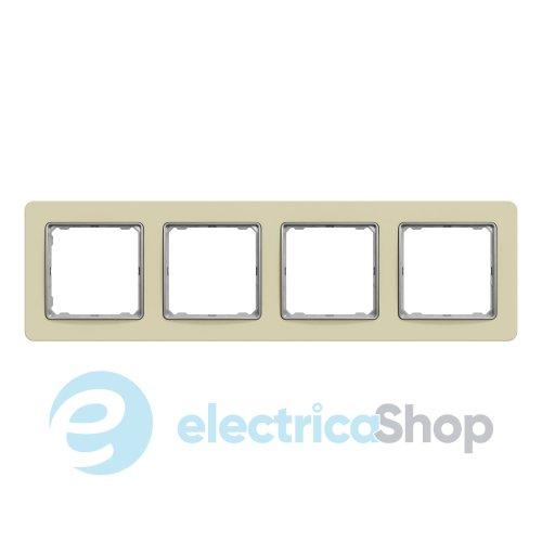 Рамка 4-пости Sedna Elements SDD392804 матовий пісочний