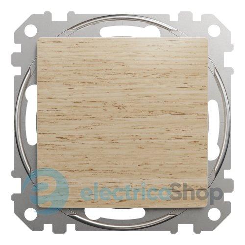 Перемикач 1-кл. Sedna Elements SDD180106U береза