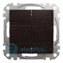 Вимикач 2-кл. Sedna Elements SDD181105U венге