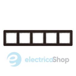 Рамка 5-постів Sedna Elements SDD381805U венге