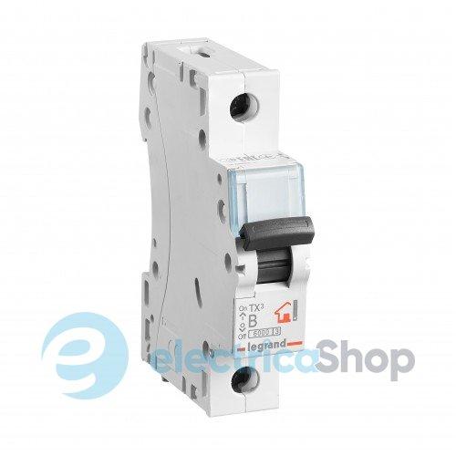Автоматичний вимикач 1-п Legrand TX³ B20, 6кА