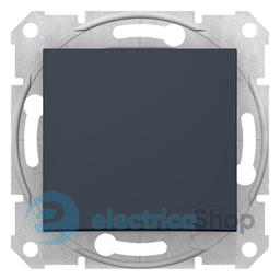 Вимикач 1-кл. для серії Sedna Schneider Electric SDN0100170 графіт
