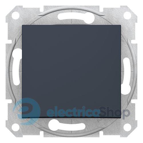 Вимикач 1-кл. для серії Sedna Schneider Electric SDN0100170 графіт