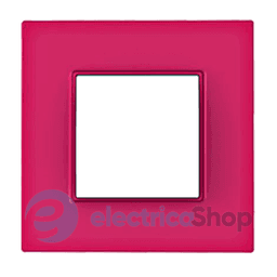 Рамка 1-а Unica MGU4.702.27, «Quadro» колір Lipstick