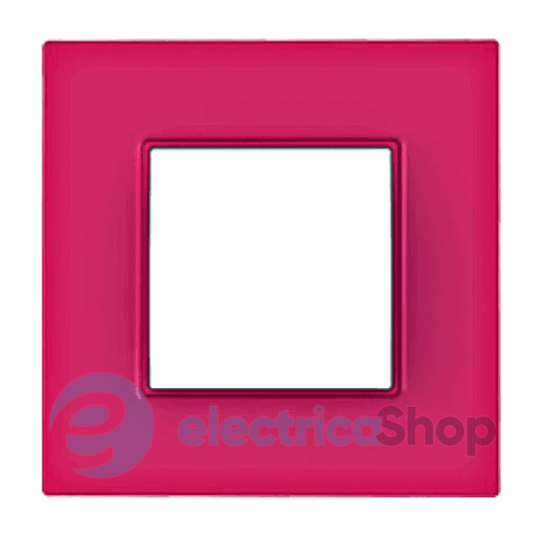 Рамка 1-а Unica MGU4.702.27, «Quadro» колір Lipstick