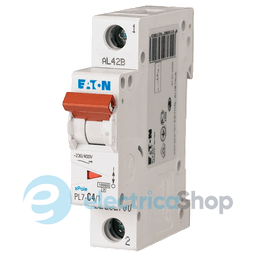 Автоматичний вимикач Eaton PL7, 1 полюс 25 Ампер тип B, 10kA