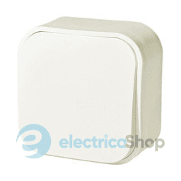 Вимикач накладний 1-клавішний, Forix™ 782400, колір білий