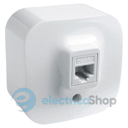 Розетка комп'ютерна PC-1 Forix™ 782424, колір білий