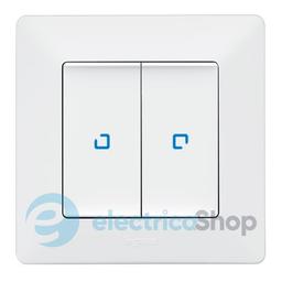 Вимикач з підсв. 2-кл. для серії Valena Life Legrand 752428 білий глянець