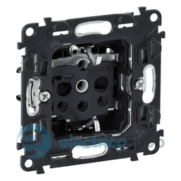 Розетка 2К+З 16А/250V зі шторками, автоматичні клеми Valena IN'MATIC 753030