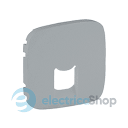 Лицьова панель розетки RJ11 / RJ45 Valena ALLURE 755417 алюміній