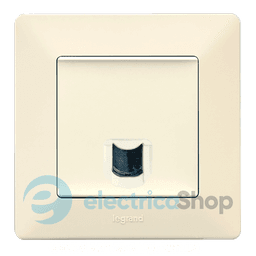 Valena LIFE Розетка комп'ютерна RJ45 UTP 5cat. слонова кість