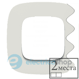 Рамка 2 пости Valena ALLURE 754412 перли