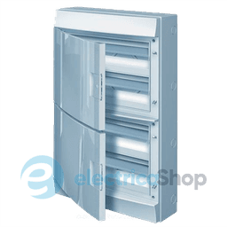 Шафа електрична IP41 Mistral, накладна, непрозорі дверцята 72-модулі
