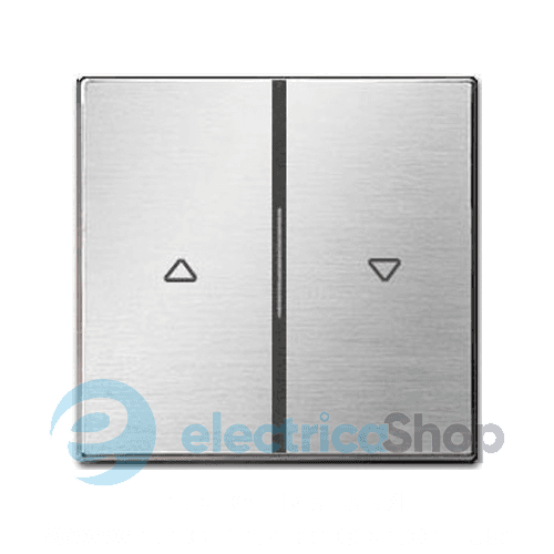 Клавіша з маркуванням «вгору / вниз» для жалюзі, Sky Niessen, колір нержавіюча сталь