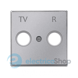 Панель телевізійної розетки TV / R, Sky Niessen, колір срібний