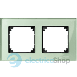 Рамка скло M-Elegance 2-а., Смарагд