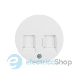 Накладка для супортів під два модулі RJ12/RJ45, полярна білизна (глянець), R.1, R.3, 11812089