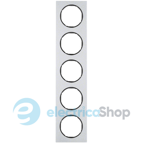 Рамка 5-а алюміній/чорний, R.3, 10152284