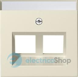 Накладка 30° для Modular Jack 2-м з надисом System 55 Gira 264001, кремовий глянець