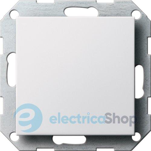 Заглушка з опорною пластиною System 55 Gira 026801 Білий глянцевий