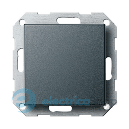Заглушка з опорною пластиною System 55 Gira 026828 Антрацит
