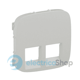 Лицьова панель розетки 2x RJ45 Valena ALLURE Valena ALLURE 755425 білий