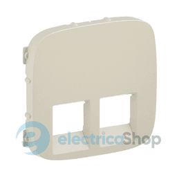 Лицьова панель розетки 2x RJ45 Valena ALLURE Valena ALLURE 755426 слонова кістка