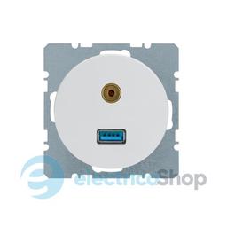 Розетка USB / 3.5мм аудіо, полярна білизна R.1, R.3, 3315392089