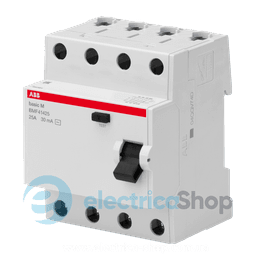Диференціальне реле Abb Basic M, 4Р; 30мА; 25А; тип "АС"