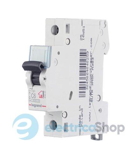 Автоматичний вимикач 1-п Legrand TX³ С40, 6кА