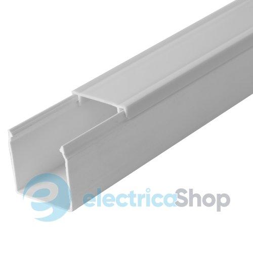 Короб пластиковий e.trunking.stand.40.40, 40х40мм, 2м s033008 E.NEXT