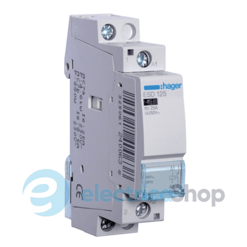 Контактор 25A, 1НВ, 24В, Hager ESD125