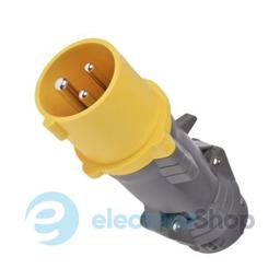 Вилка мобільна 16А 2К+З 130В IP44 P17 Tempra Pro