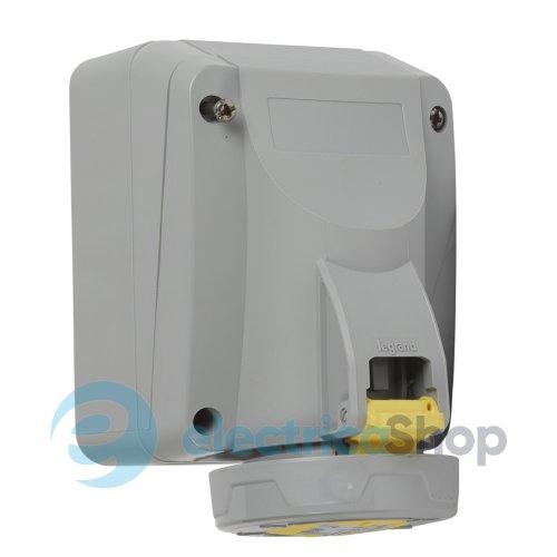 Розетка накладна 16А 2К+З 130В IP67 P17 Tempra Pro