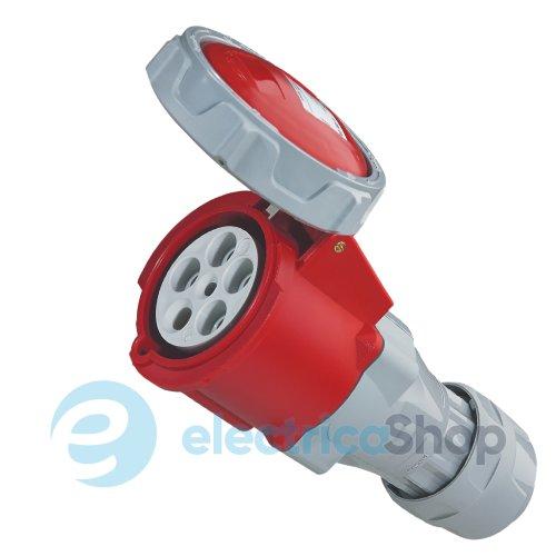 Розетка мобільна 63А 3К+Н+З 380В IP67 P17 Tempra Pro