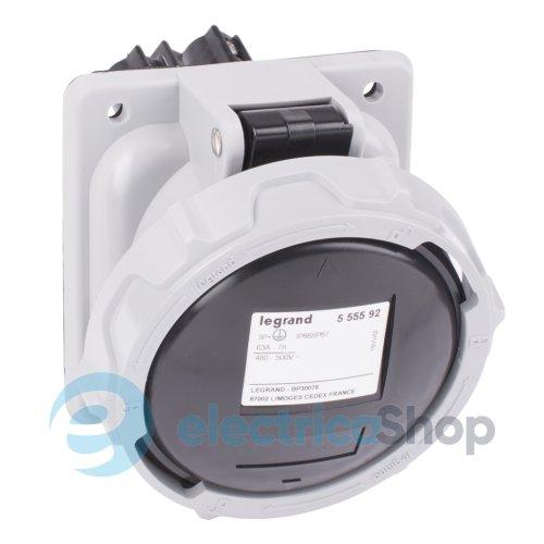 Розетка вбудована 63А 3К+З 500В IP67 P17 Tempra Pro