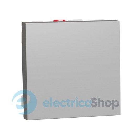 Вимикач 1-кл. для серії Unica New Schneider Electric NU320130 алюміній