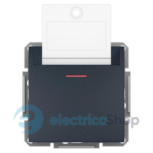 Вимикач картковий (готельний) для серії Asfora Schneider Electric EPH6200171 антрацит