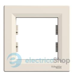 Рамка 1-а. Asfora Schneider Electric EPH5800123 (крем)