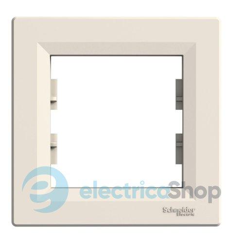 Рамка 1-а. Asfora Schneider Electric EPH5800123 (крем)