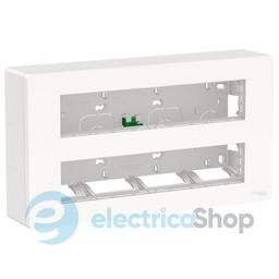 Блок unica system+ відкр.вст 2х5 антиб. Unica New, NU121020, білий