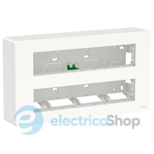 Блок unica system+ відкр.вст 2х5 антиб. Unica New, NU121020, білий