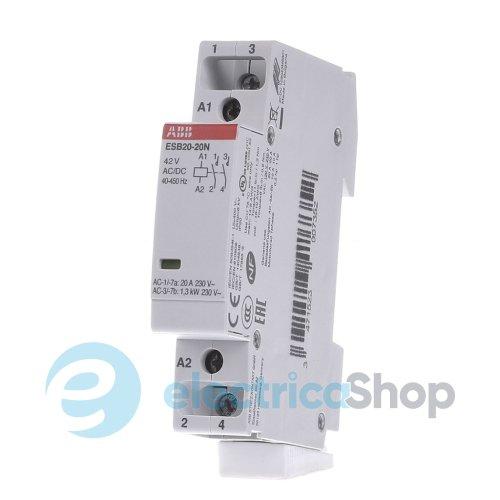 Контактор Abb ESB20-20N-02, (20А, 2НО,42V АС/DC)